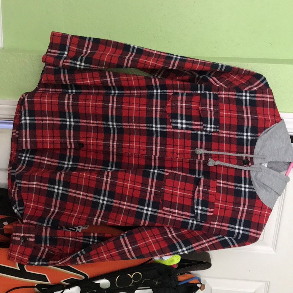 Flannel W/ Hood